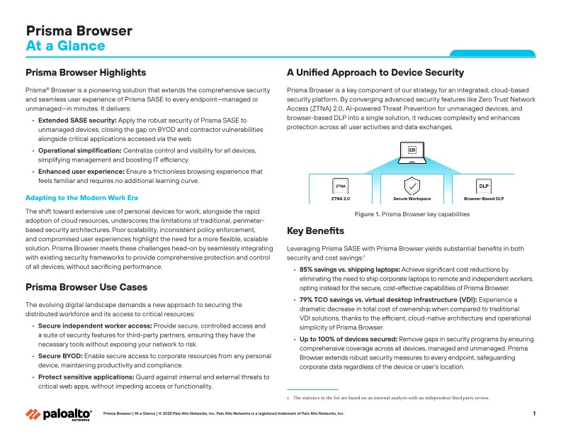 Resumen de Prisma Browser