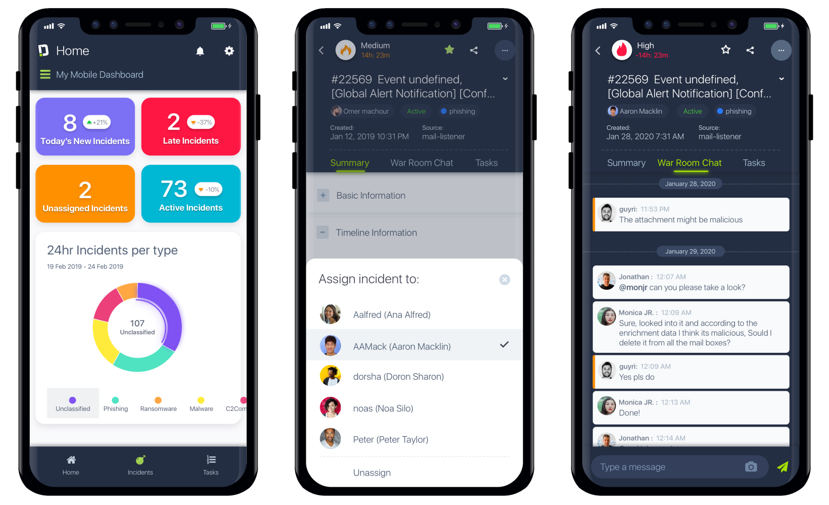 APLICACIÓN MÓVIL DE CORTEX XSOAR