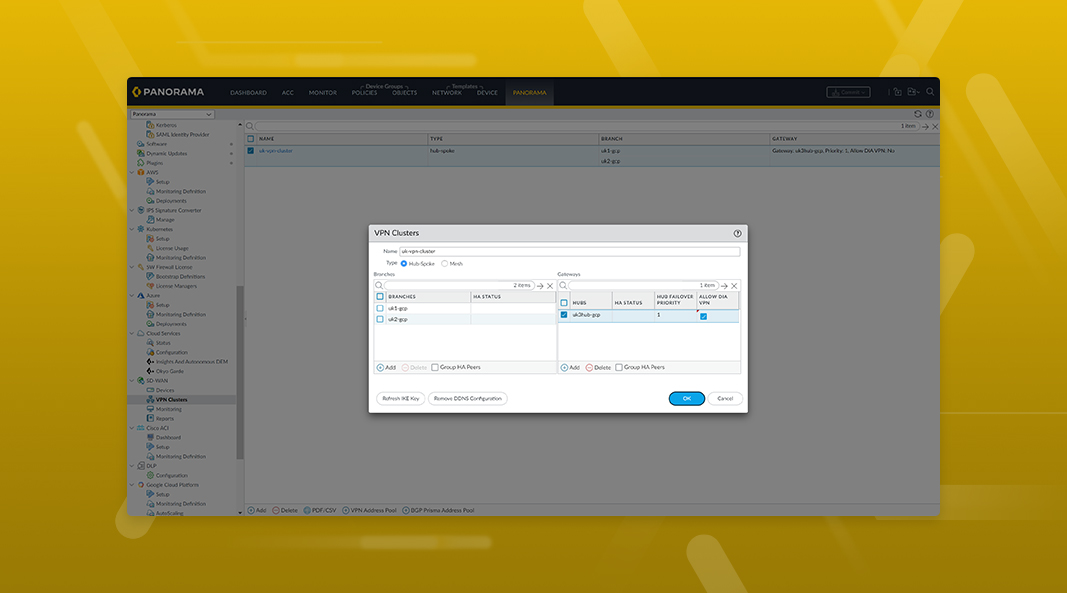 Simplifique la incorporación de sucursales con los centros de Prisma Access