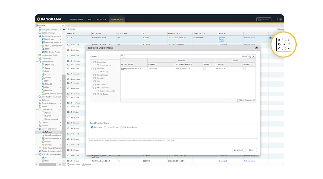 Benefíciese sin esfuerzo de las innovaciones más recientes en materia de seguridad de PAN-OS®