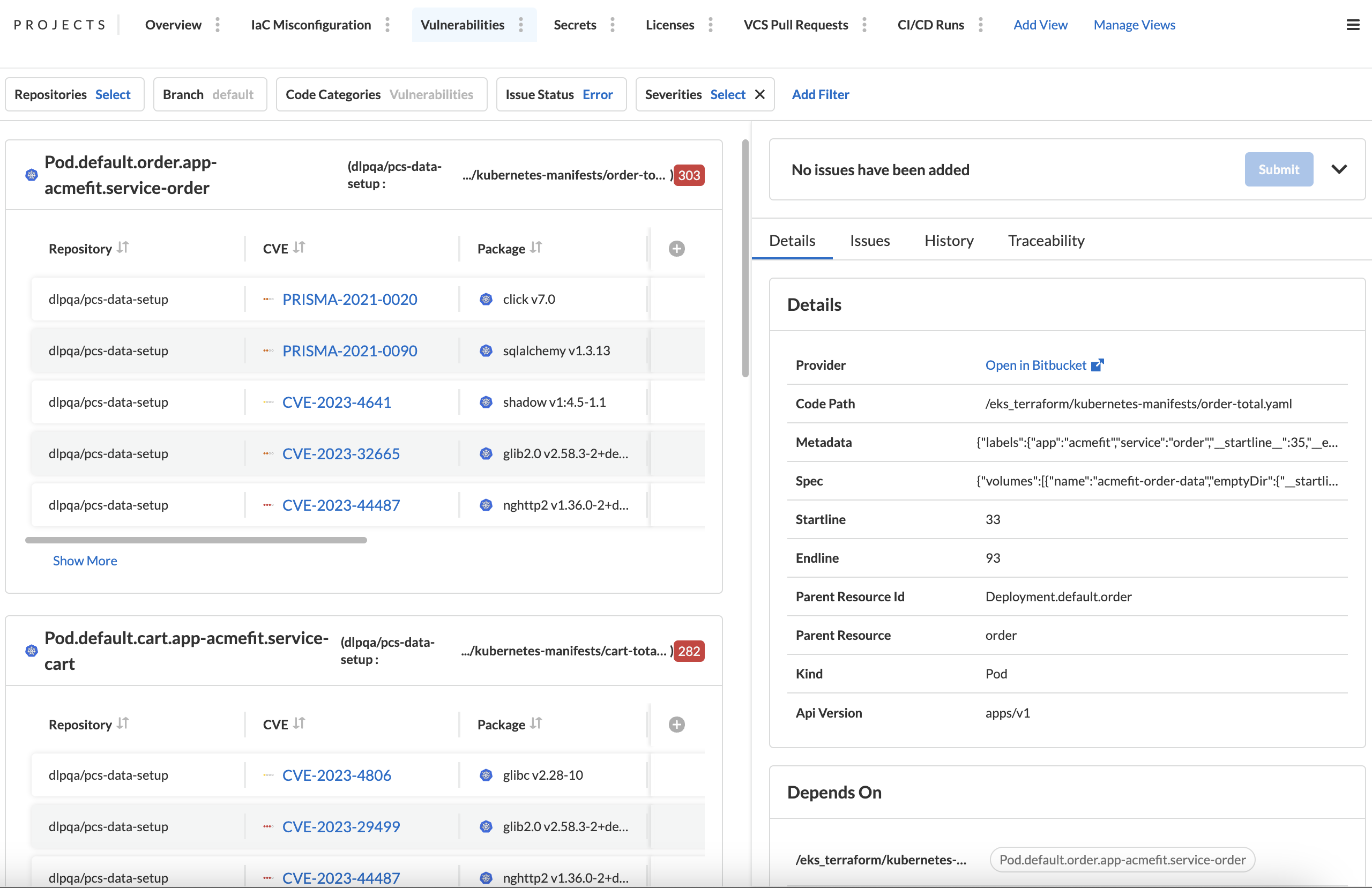 Análisis de composición de software