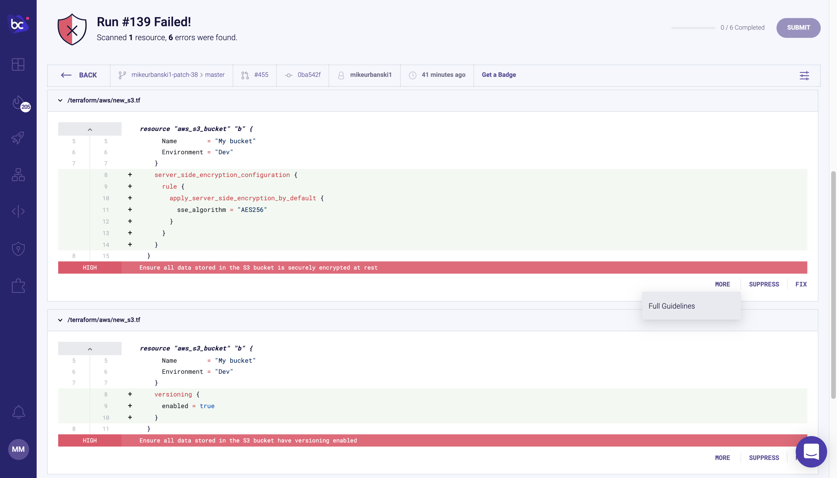 Retroalimentación consciente del contexto y accionable