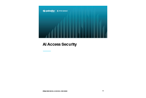 Hoja de datos de Seguridad de AI Access