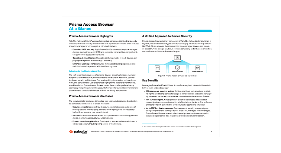 Explorador Prisma Access