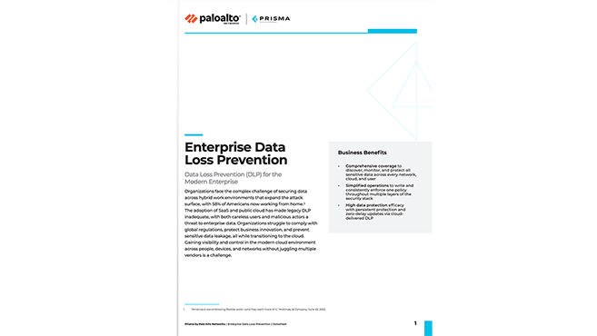 Data loss prevention (prevención de pérdida de datos - DLP) para empresas