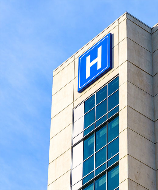 edificio del hospital